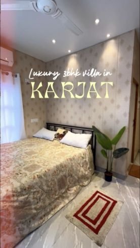 Villa bedroom in Karjat
